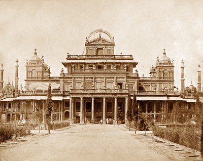 Het Koninklijk Paleis in de Kaiser Bagh, Lucknow door Felice Beato